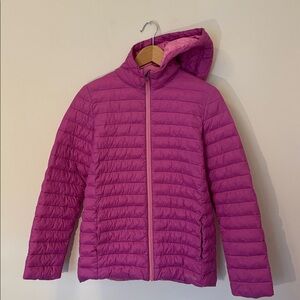 Lands' End Pink Quilted Jacket